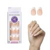 imageKISS imPRESS No Glue Mani Press On Nails Classic Model Light Neutral  White Tip French Short Size Squoval Shape Includes 30 Nails Prep Pad Instructions Sheet 1 Manicure Stick 1 Mini File33 Fl Oz Pack of 1