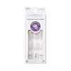 imageKISS imPRESS No Glue Mani Press On Nails Design Cupid Heart White Short Size Oval Shape Includes 30 Nails Prep Pad Instructions Sheet 1 Manicure Stick 1 Mini File