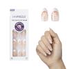 imageKISS imPRESS No Glue Mani Press On Nails French Ditto Light Neutral  Pink Tip French Short Size Oval Shape Includes 30 Nails Prep Pad Instructions Sheet 1 Manicure Stick 1 Mini FileFearless