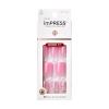imageKISS imPRESS No Glue Mani PressOn Nails Design Dream It Up Light Pink Short Size Wider Squoval Shape Includes 30 Nails Prep Pad Instructions Sheet 1 Manicure Stick 1 Mini File