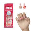 imageKISS imPRESS No Glue Mani PressOn Nails Design Playground Medium Red Kids Size Squoval Shape Includes 20 Nails Prep Pad Instructions Sheet 1 Manicure Stick 1 Mini File20 Count Pack of 1