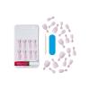 imageKISS Gel Fantasy Color Press On Nails Stay Beautiful Solid Pink Real Short Oval UltraSmooth Finish 28 Fake Nails Pink Gel Nail Glue 2g Mini Nail File ampamp Manicure Stick