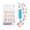 imageKISS Gel Fantasy Magnetic Press On Nails Almond Solid Red Medium Length 28 Fake Nails Pink Gel Nail Glue Net Wt 2 G  007oz Manicure Stick and Mini Nail FileDignity