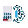 imageKISS Gel Fantasy Magnetic Press On Nails Almond Solid Red Medium Length 28 Fake Nails Pink Gel Nail Glue Net Wt 2 G  007oz Manicure Stick and Mini Nail FileChameleon