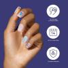 imageKISS Gel Fantasy Magnetic Press On Nails Almond Solid Red Medium Length 28 Fake Nails Pink Gel Nail Glue Net Wt 2 G  007oz Manicure Stick and Mini Nail FileWest Coast