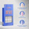 imageKISS Gel Fantasy Press On Nails Nail glue included Dancin Offwhite Short Size Oval Shape Includes 28 Nails 2g glue 1 Manicure Stick 1 Mini File31 Piece Set
