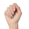 imageKISS Gel Fantasy Press On Nails Nail glue included Dancin Offwhite Short Size Oval Shape Includes 28 Nails 2g glue 1 Manicure Stick 1 Mini File31 Piece Set