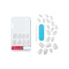 imageKISS Gel Fantasy Press On Nails Nail glue included Dancin Offwhite Short Size Oval Shape Includes 28 Nails 2g glue 1 Manicure Stick 1 Mini File31 Piece Set