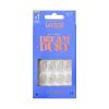 imageKISS Gel Fantasy Press On Nails Nail glue included Dancin Offwhite Short Size Oval Shape Includes 28 Nails 2g glue 1 Manicure Stick 1 Mini File31 Piece Set