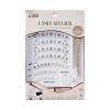 imageKISS Lash Atelier Professional Lash Extension Kit Wet Lash PreMapped False Eyelashes 46 Lash Clusters ampamp 36 Individual Lashes Last For Up To 7 Days Glue Ring Applicator12mm14mm