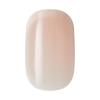 imageKISS Salon Acrylic French Tip Press On Nails Chic Beats Natural Nude Short Squoval Nail Kit with 28 Fake Nails Pink Gel Nail Glue 2g Mini Nail File ampamp Manicure Stick