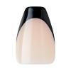 imageKISS Salon Acrylic Press On Nails Nail glue included Catchy Purple Medium Size Almond Shape Includes 28 Nails 2g glue 1 Manicure Stick 1 Mini FileBlack
