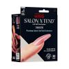 imageKISS Salon Xtend LED Gel Nail Kit Perk Beige Medium Coffin 30 Press On Nails LED Soft Gel Adhesive 5 ml 016 US fl oz LED Lamp USB Cable Prep Pad Manicure Stick ampamp Mini Nail FileTone