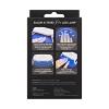 imageKISS Salon Xtend LED Gel Nail Kit Perk Beige Medium Coffin 30 Press On Nails LED Soft Gel Adhesive 5 ml 016 US fl oz LED Lamp USB Cable Prep Pad Manicure Stick ampamp Mini Nail FilePro LED Lamp
