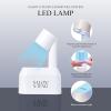 imageKISS Salon Xtend LED Gel Nail Kit Perk Beige Medium Coffin 30 Press On Nails LED Soft Gel Adhesive 5 ml 016 US fl oz LED Lamp USB Cable Prep Pad Manicure Stick ampamp Mini Nail FilePerk