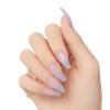 imageKISS Salon Xtend LED Gel Nail Kit Press On Nails Changed Multicolor Short Oval 30 Fake Nails Soft Gel Nail Glue 5 ml 016 US fl oz Prep Pad Manicure Stick ampamp Mini Nail FileLight Purple