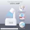 imageKISS Salon Xtend LED Gel Nail Kit Press On Nails Changed Multicolor Short Oval 30 Fake Nails Soft Gel Nail Glue 5 ml 016 US fl oz Prep Pad Manicure Stick ampamp Mini Nail FileLight White
