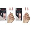 imageKISS Salon Xtend LED Gel Nail Kit Press On Nails Changed Multicolor Short Oval 30 Fake Nails Soft Gel Nail Glue 5 ml 016 US fl oz Prep Pad Manicure Stick ampamp Mini Nail FileMedium Pink