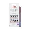 imageKISS Voguish Fantasy Press On Glue Nails  Luminary Pink Short Oval  Waterproof Smudge Proof Nail Kit Contains 28 Fake Nails Pink Gel Nail Glue 2g Mini Nail File ampamp Manicure StickMagnifique