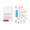 imageKISS Voguish Fantasy Press On Glue Nails  Luminary Pink Short Oval  Waterproof Smudge Proof Nail Kit Contains 28 Fake Nails Pink Gel Nail Glue 2g Mini Nail File ampamp Manicure Stickclatant