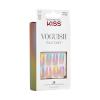 imageKISS Voguish Fantasy Press On Glue Nails  Luminary Pink Short Oval  Waterproof Smudge Proof Nail Kit Contains 28 Fake Nails Pink Gel Nail Glue 2g Mini Nail File ampamp Manicure StickCandies