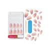 imageKISS Voguish Fantasy Press On Glue Nails  Luminary Pink Short Oval  Waterproof Smudge Proof Nail Kit Contains 28 Fake Nails Pink Gel Nail Glue 2g Mini Nail File ampamp Manicure StickRainy Night