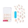 imageKISS Voguish Fantasy Press On Glue Nails  Luminary Pink Short Oval  Waterproof Smudge Proof Nail Kit Contains 28 Fake Nails Pink Gel Nail Glue 2g Mini Nail File ampamp Manicure Stick4 Wheel Drive