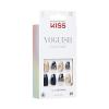 imageKISS Voguish Fantasy Press On Glue Nails  Luminary Pink Short Oval  Waterproof Smudge Proof Nail Kit Contains 28 Fake Nails Pink Gel Nail Glue 2g Mini Nail File ampamp Manicure StickHush Rush