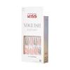 imageKISS Voguish Fantasy Press On Glue Nails  Luminary Pink Short Oval  Waterproof Smudge Proof Nail Kit Contains 28 Fake Nails Pink Gel Nail Glue 2g Mini Nail File ampamp Manicure StickFashspiration