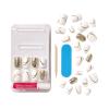 imageKISS Voguish Fantasy Press On Glue Nails  Luminary Pink Short Oval  Waterproof Smudge Proof Nail Kit Contains 28 Fake Nails Pink Gel Nail Glue 2g Mini Nail File ampamp Manicure StickGlam and Glow