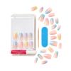 imageKISS Voguish Fantasy Press On Glue Nails  Luminary Pink Short Oval  Waterproof Smudge Proof Nail Kit Contains 28 Fake Nails Pink Gel Nail Glue 2g Mini Nail File ampamp Manicure StickDisco Ball