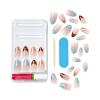 imageKISS Voguish Fantasy Press On Glue Nails  Luminary Pink Short Oval  Waterproof Smudge Proof Nail Kit Contains 28 Fake Nails Pink Gel Nail Glue 2g Mini Nail File ampamp Manicure StickCharmante