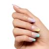 imageKISS Voguish Fantasy Press On Glue Nails  Luminary Pink Short Oval  Waterproof Smudge Proof Nail Kit Contains 28 Fake Nails Pink Gel Nail Glue 2g Mini Nail File ampamp Manicure StickDisco Ball