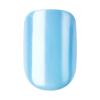 imageKISS colorFX by imPRESS Press On Nails  Reconnect Solid Blue with Pearlescent Finish Short Oval New ampamp Improved Adhesive Includes 30 Fake Nails Prep Pad 1 Manicure Stick 1 Mini Nail FileMeta