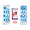 imageKISS colorFX by imPRESS Press On Nails  Reconnect Solid Blue with Pearlescent Finish Short Oval New ampamp Improved Adhesive Includes 30 Fake Nails Prep Pad 1 Manicure Stick 1 Mini Nail FileMeta
