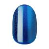 imageKISS colorFX by imPRESS Press On Nails  Reconnect Solid Blue with Pearlescent Finish Short Oval New ampamp Improved Adhesive Includes 30 Fake Nails Prep Pad 1 Manicure Stick 1 Mini Nail FileReconnect