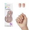 imageKISS colorFX by imPRESS Press On Nails  Sour Love Solid White with Pearlescent Finish Short Oval New ampamp Improved Adhesive Includes 30 Fake Nails Prep Pad 1 Manicure Stick 1 Mini Nail File33 Count Pack of 1