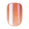 imageKISS colorFX by imPRESS Press On Nails  Sour Love Solid White with Pearlescent Finish Short Oval New ampamp Improved Adhesive Includes 30 Fake Nails Prep Pad 1 Manicure Stick 1 Mini Nail FileMedium