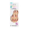 imageKISS colorFX by imPRESS Press On Nails  Sour Love Solid White with Pearlescent Finish Short Oval New ampamp Improved Adhesive Includes 30 Fake Nails Prep Pad 1 Manicure Stick 1 Mini Nail File33 Count Pack of 1