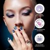 imageKISS colorFX by imPRESS Press On Nails  Starry Solid Light Pink with Pearlescent Finish Short Oval New ampamp Improved Adhesive Includes 30 Fake Nails Prep Pad 1 Manicure Stick 1 Mini Nail FileWanderlust