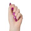 imageKISS colorFX by imPRESS Press On Nails  Starry Solid Light Pink with Pearlescent Finish Short Oval New ampamp Improved Adhesive Includes 30 Fake Nails Prep Pad 1 Manicure Stick 1 Mini Nail FileLevels