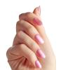 imageKISS colorFX by imPRESS Press On Nails  Starry Solid Light Pink with Pearlescent Finish Short Oval New ampamp Improved Adhesive Includes 30 Fake Nails Prep Pad 1 Manicure Stick 1 Mini Nail FileStarry