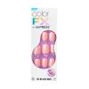 imageKISS colorFX by imPRESS Press On Nails  Starry Solid Light Pink with Pearlescent Finish Short Oval New ampamp Improved Adhesive Includes 30 Fake Nails Prep Pad 1 Manicure Stick 1 Mini Nail FileSatellite