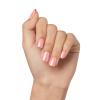 imageKISS colorFX by imPRESS Press On Nails  Starry Solid Light Pink with Pearlescent Finish Short Oval New ampamp Improved Adhesive Includes 30 Fake Nails Prep Pad 1 Manicure Stick 1 Mini Nail FileSatellite