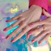 imageKISS colorFX by imPRESS Press On Nails  Starry Solid Light Pink with Pearlescent Finish Short Oval New ampamp Improved Adhesive Includes 30 Fake Nails Prep Pad 1 Manicure Stick 1 Mini Nail FileAround You