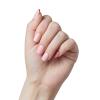imageKISS colorFX by imPRESS Press On Nails  Starry Solid Light Pink with Pearlescent Finish Short Oval New ampamp Improved Adhesive Includes 30 Fake Nails Prep Pad 1 Manicure Stick 1 Mini Nail FileGood Mood