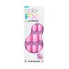 imageKISS colorFX by imPRESS Press On Nails  Starry Solid Light Pink with Pearlescent Finish Short Oval New ampamp Improved Adhesive Includes 30 Fake Nails Prep Pad 1 Manicure Stick 1 Mini Nail FileLate Night