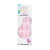 imageKISS colorFX by imPRESS Press On Nails  Starry Solid Light Pink with Pearlescent Finish Short Oval New ampamp Improved Adhesive Includes 30 Fake Nails Prep Pad 1 Manicure Stick 1 Mini Nail FilePop Star