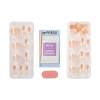 imageKISS imPRESS Pedicure French Tip Press On Toenails Blanc Chic White Short Squoval Pedicure Nail Kit Includes 24 Press On Toenails Prep Pad Mini Nail File ampamp Pedicure StickShort