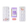 imageWICKED X imPRESS Press On Nails New Improved Adhesive Up To 10 Day Hold Beautifical White Medium Oval Includes 30 Fake Nails 1 Prep Pad 1 Manicure Stick 1 Mini FileBeautifical